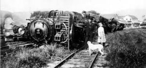train after earthquake