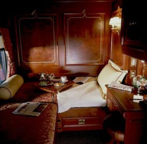 train sleeping compartment